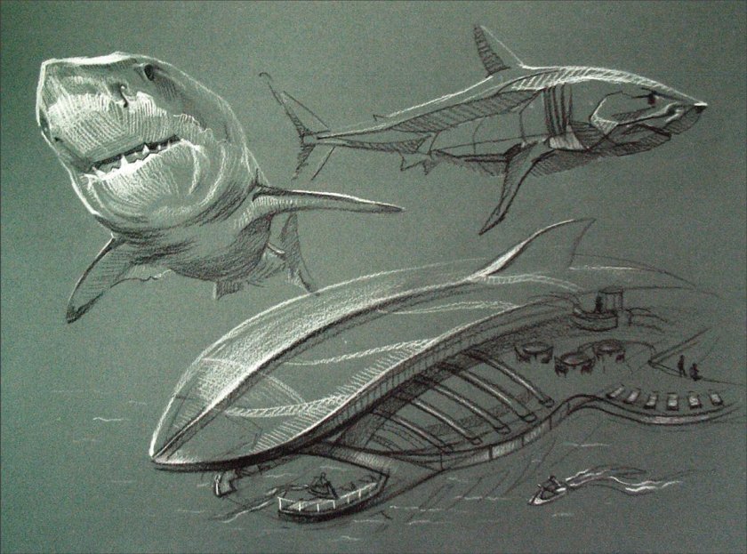 Бионика архитектура скетчи