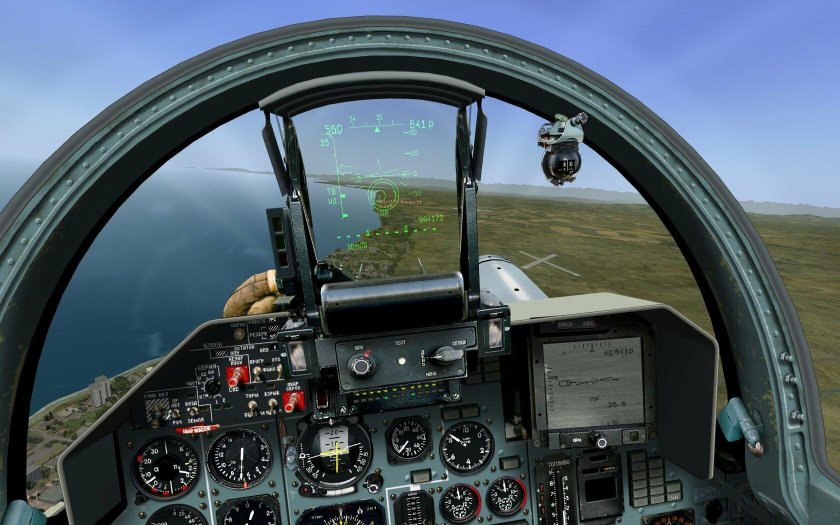 Су-35 кабина