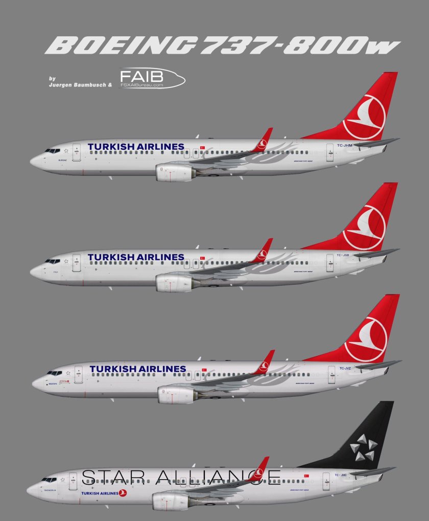 Boeing 737 турецкие авиалинии
