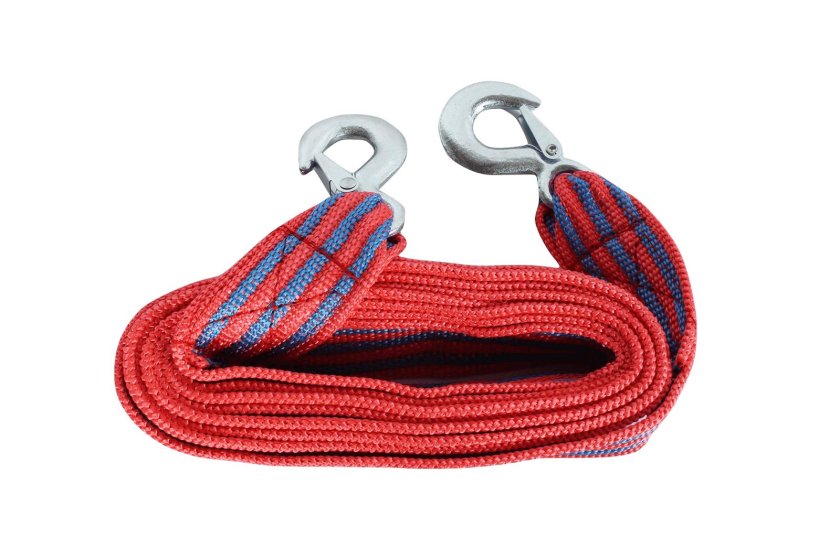 Трос буксировочный 60т 5м канатный рывковый (петля-петля) Лим