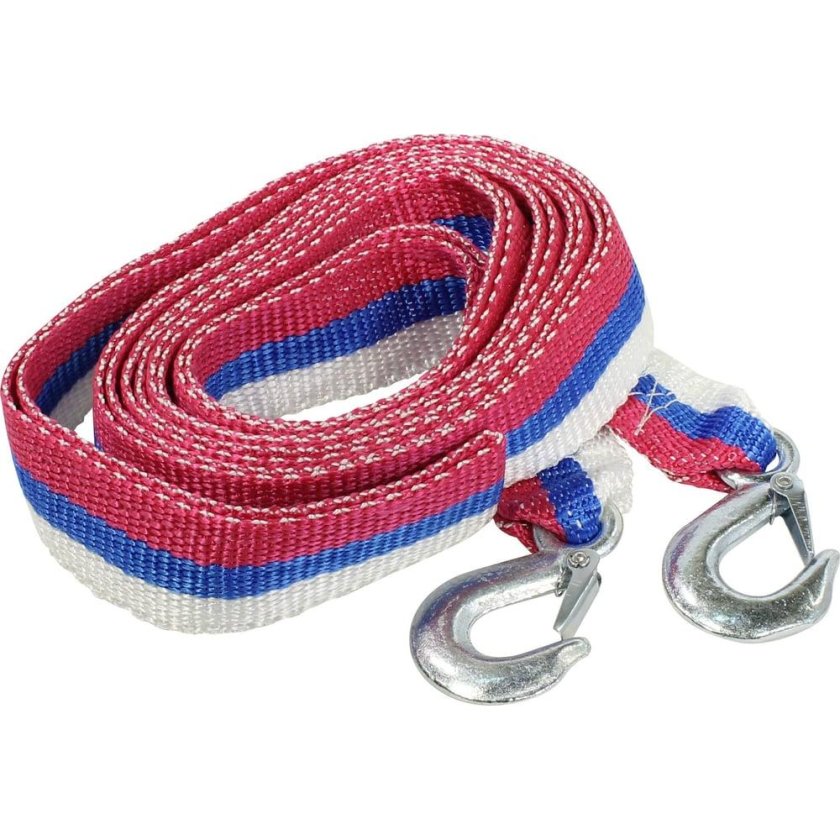 Трос буксировочный 7 тонн (5 м) с шаклами Goodyear