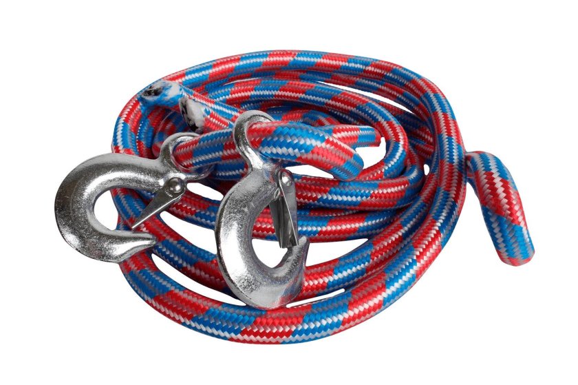 Трос буксировочный усиленный 50т 10 м канат стальной
