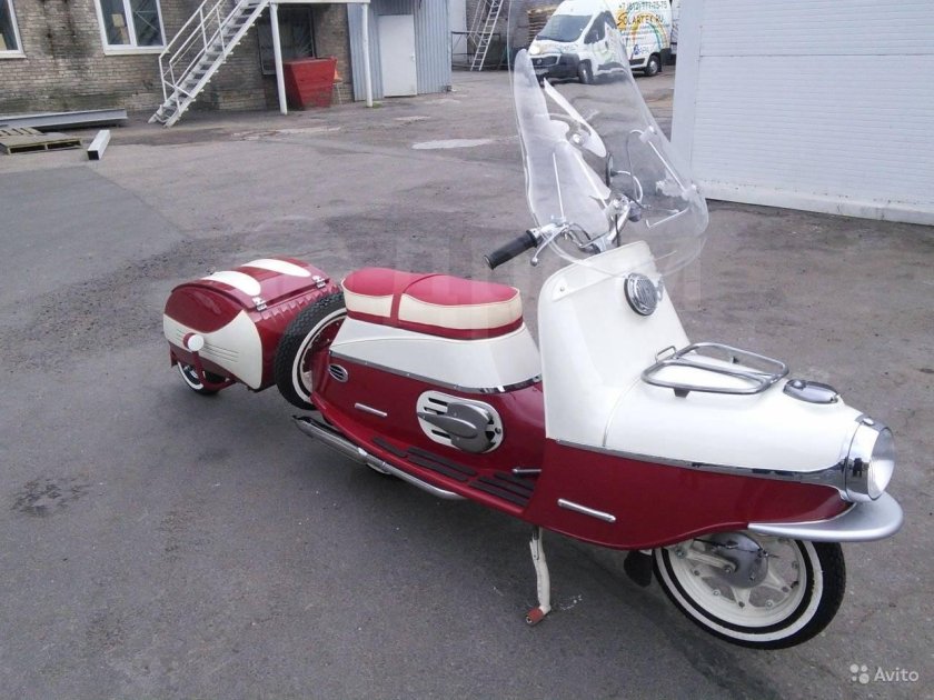 Чезета 501 с прицепом