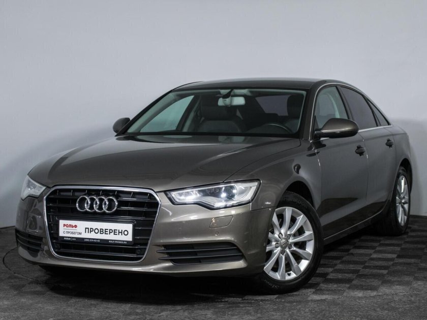 Серебристый Audi a6 IV (c7) 2.0 CVT (180 Л.С.)