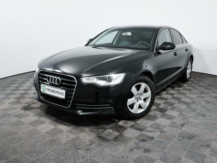 Чёрный Audi a6 IV (c7) Рестайлинг 1.8 AMT (190 Л.С.) С пробегом