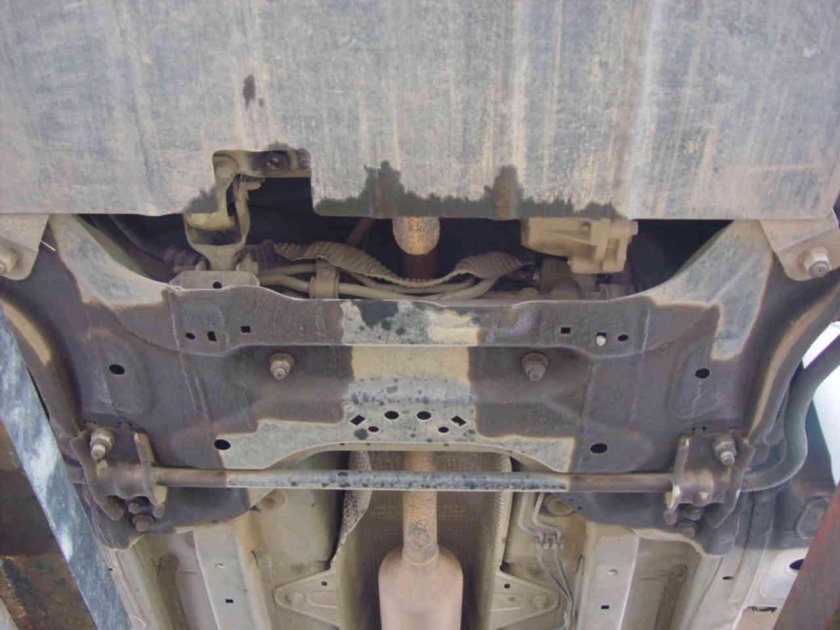 Пежо 307 снизу