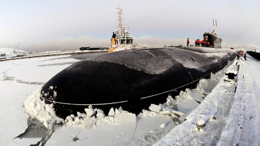 Атомная подводная лодка всплытие