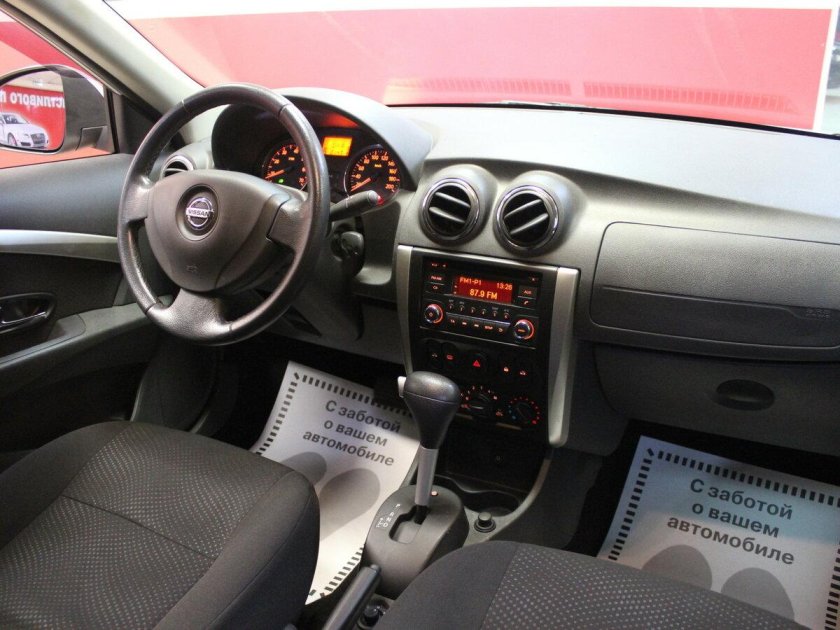 Ниссан Альмера g15 салон