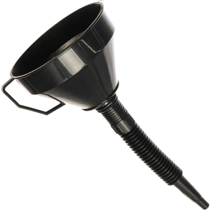 Воронка для ГСМ (диаметр 135 мм, сетчатый фильтр, гибкий носик)