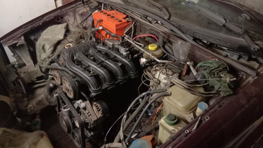 Двигатель ВАЗ В Ауди 80