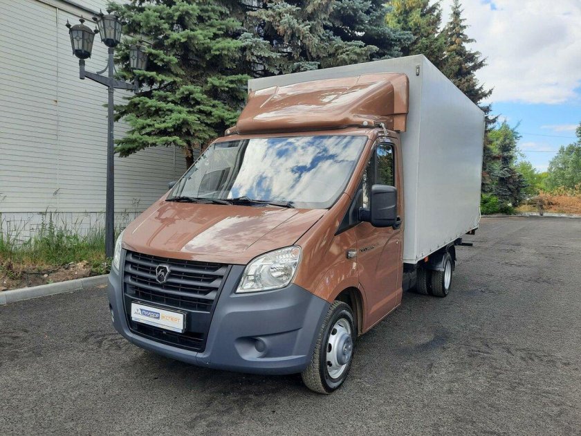 Коричневый тент на Газель