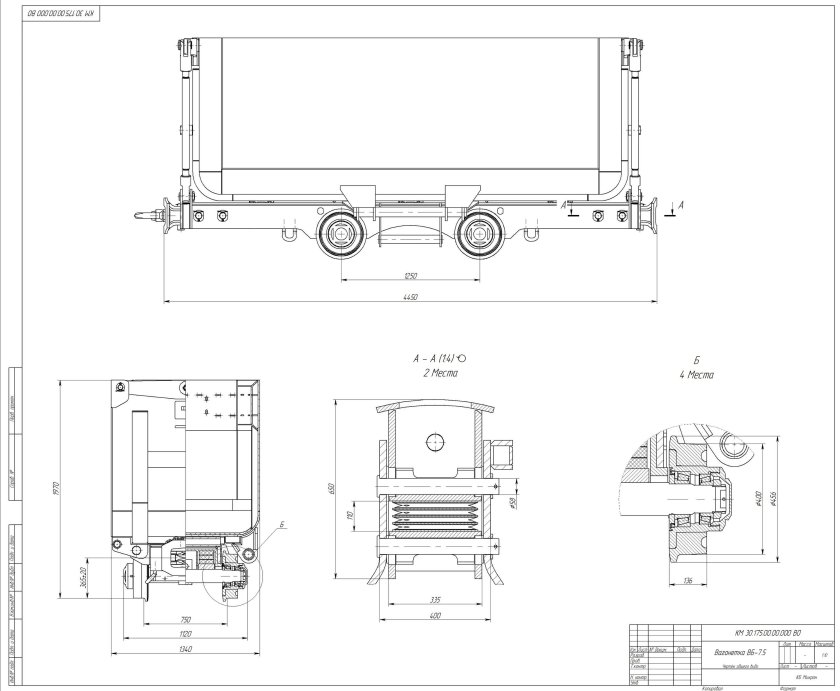 Вагонетка шахтная