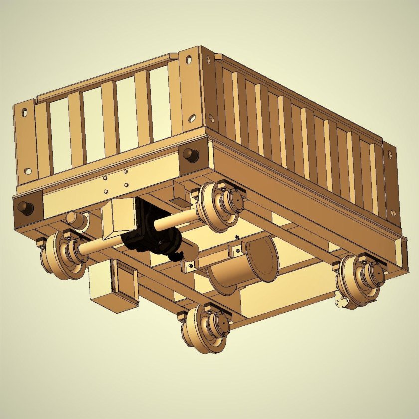 Тележка передаточная рельсовая