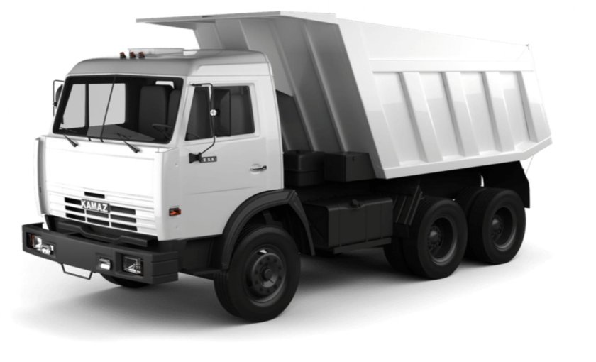 КАМАЗ 5511 самосвал белый
