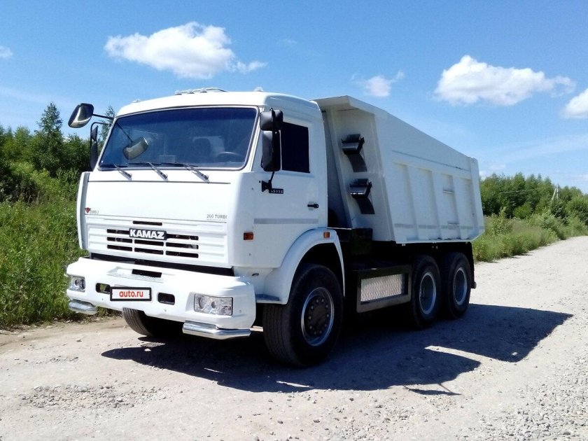 Камаз 6520 самосвал белый