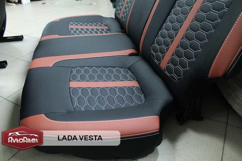 Чехлы Лада Веста экокожа