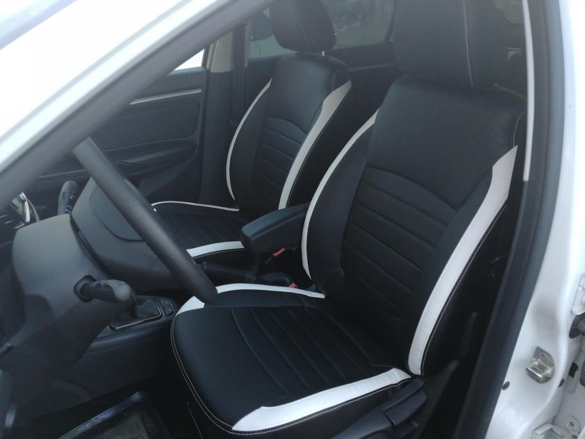 Чехлы Лада Веста св кросс алькантара