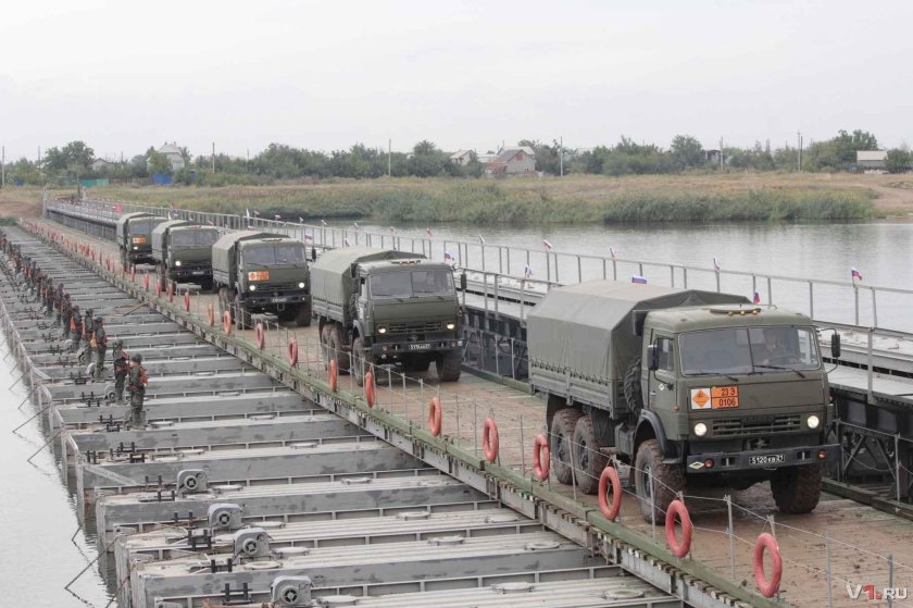 Понтонный мост нжм 56