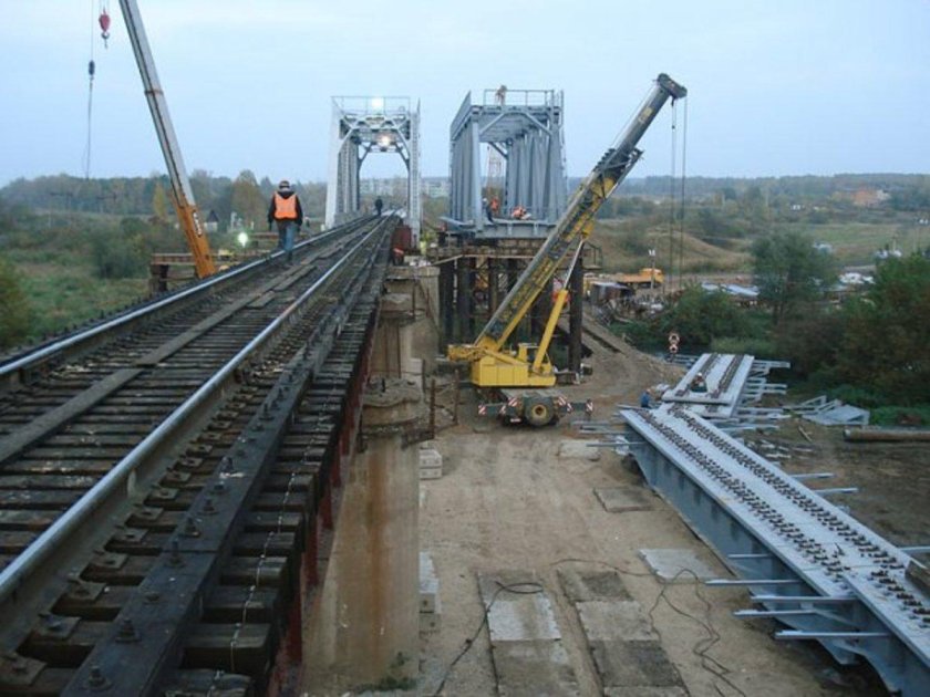 Реконструкция ЖД пути