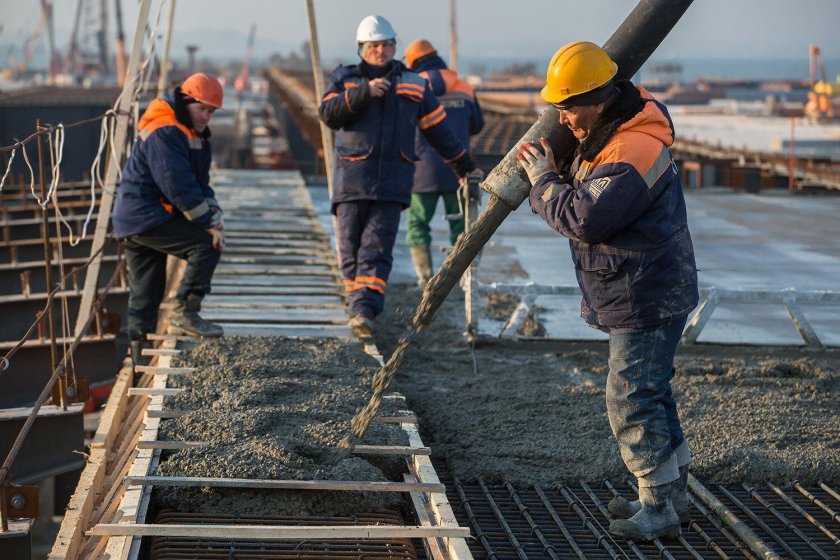 Бригада бетонщиков