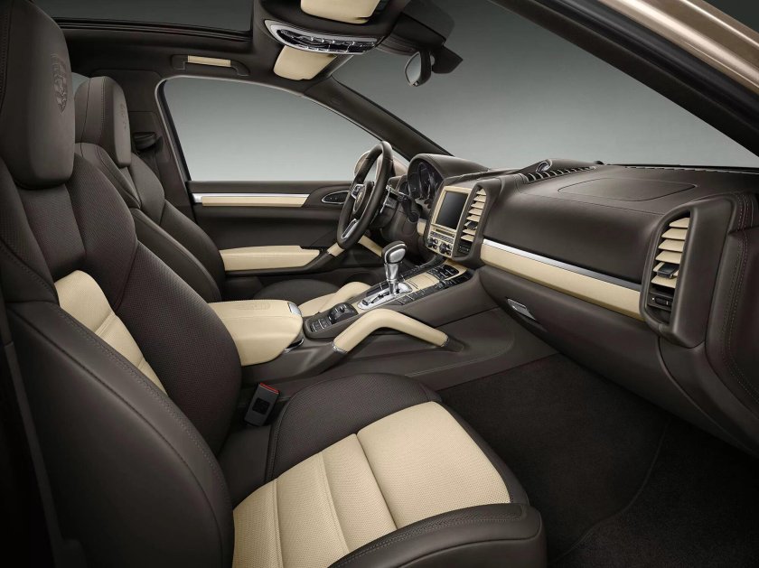 Порше Кайен 2015 салон