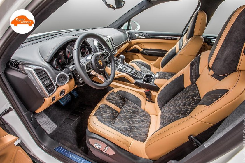 Порше Кайен алькантара