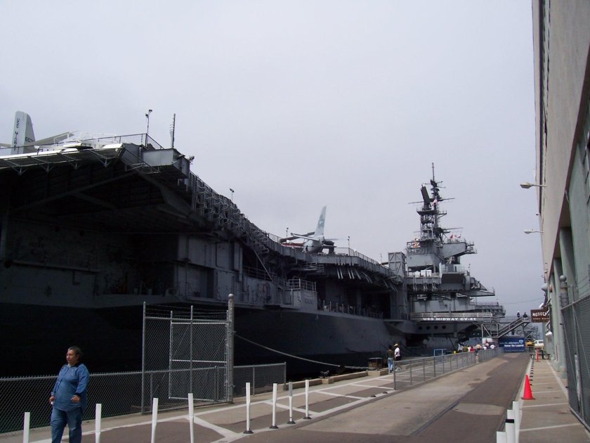 Midway авианосец Сан Диего