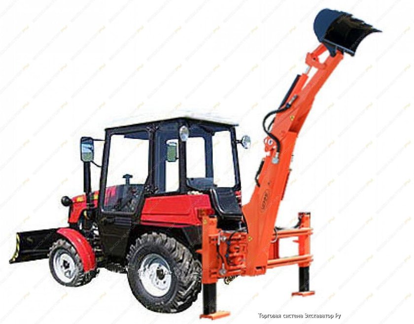 Экскаватор на МТЗ 82 навесное оборудование