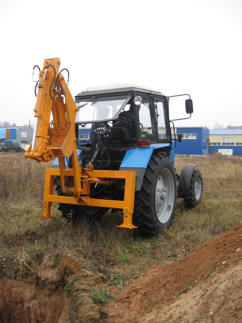 Навесное экскаваторное оборудование для трактора МТЗ 82