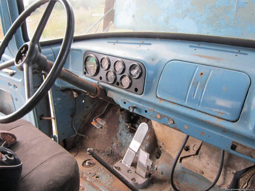 Газ 53 салон кабины