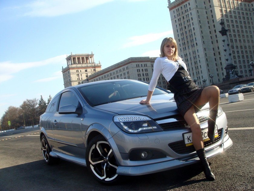 Опель Астра фотосессия драйв