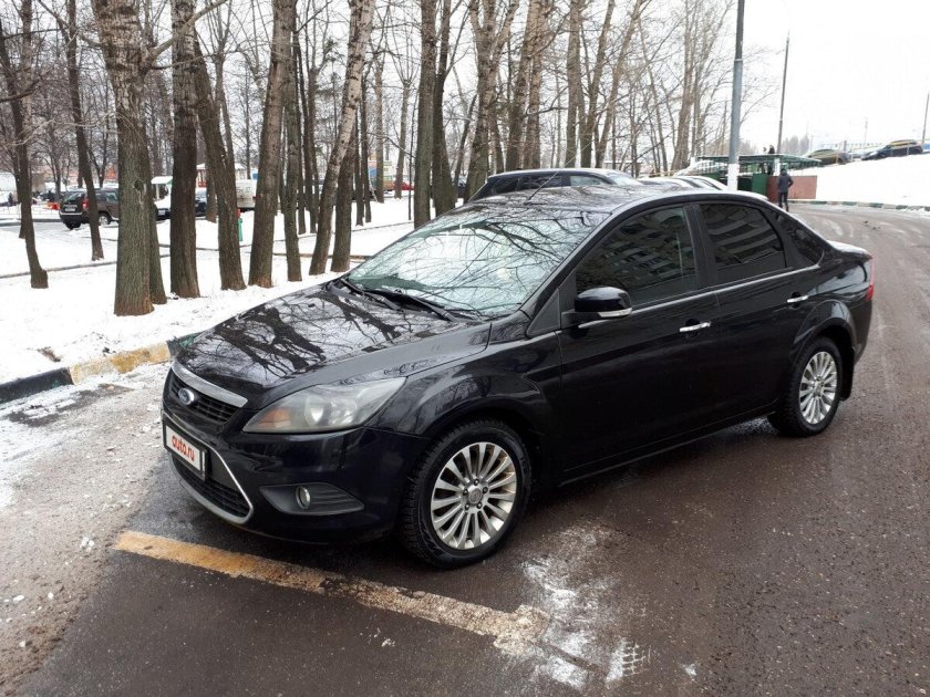 Форд фокус 2 Рестайлинг седан черный