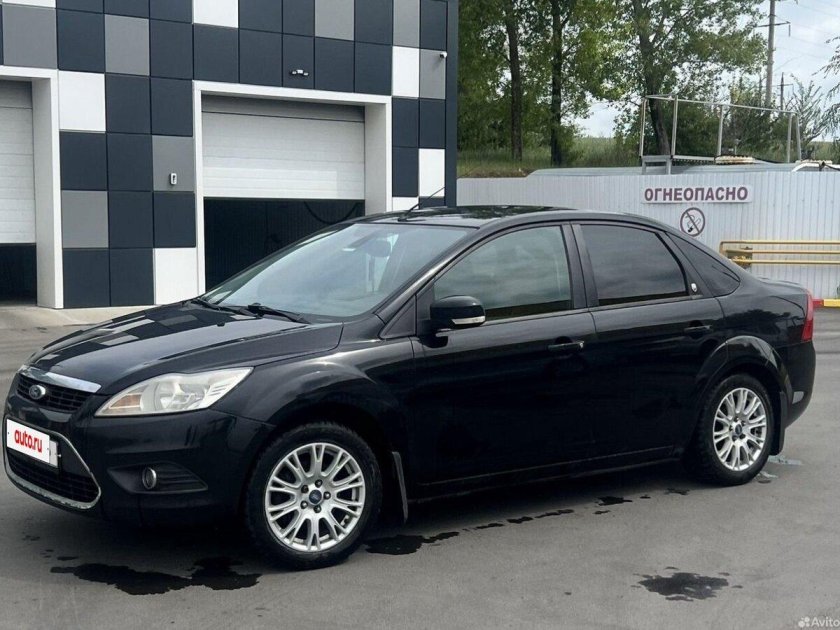 Ford focus 2 рестайлинг седан черный