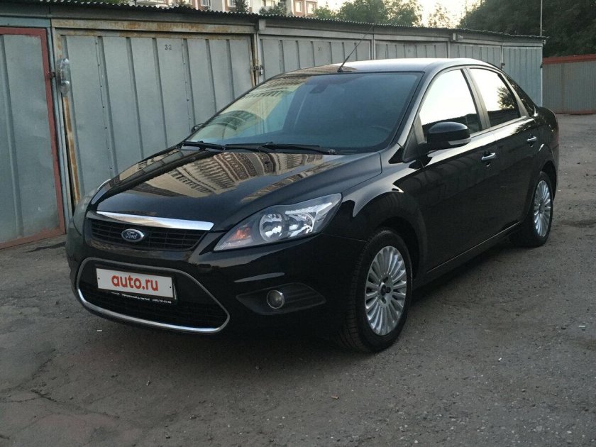 Форд фокус 2 Рестайлинг седан черный