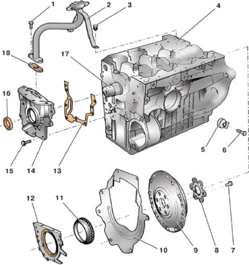 Блок цилиндров Шкода Фабия 1.4
