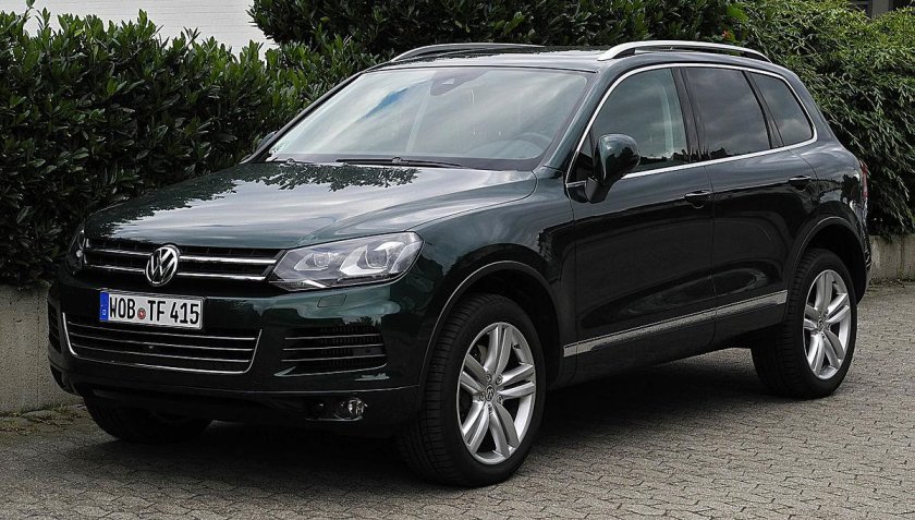 Volkswagen touareg 2014 черный