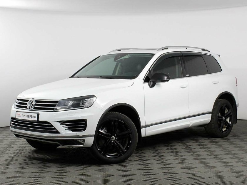Volkswagen touareg 2014 белый