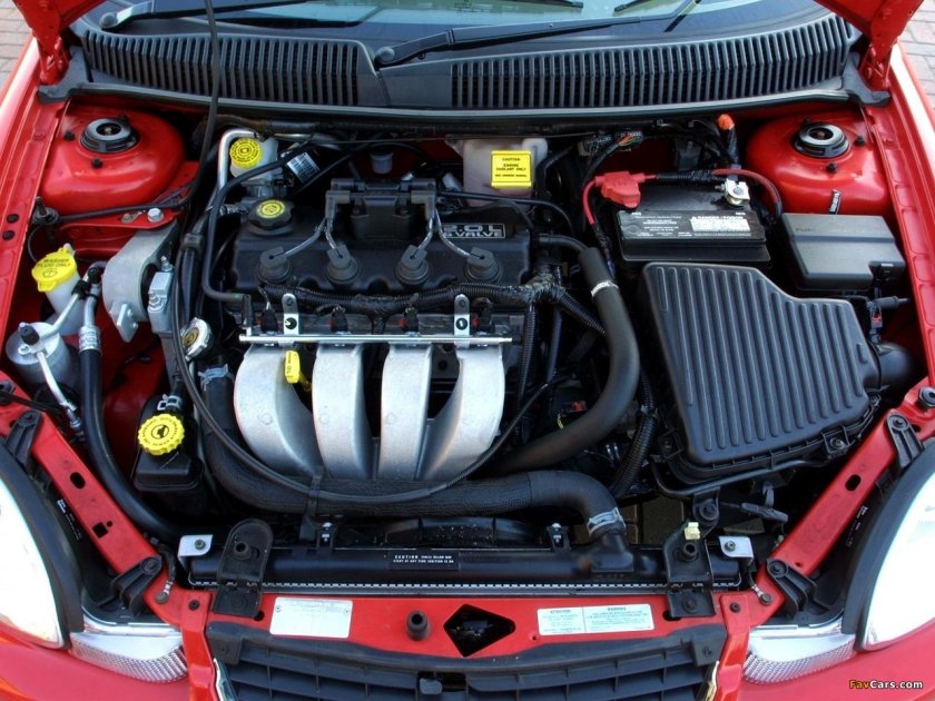 Dodge Neon 2 под капотом