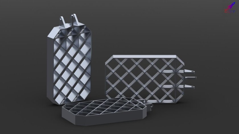 Решетчатые рули на ракетах