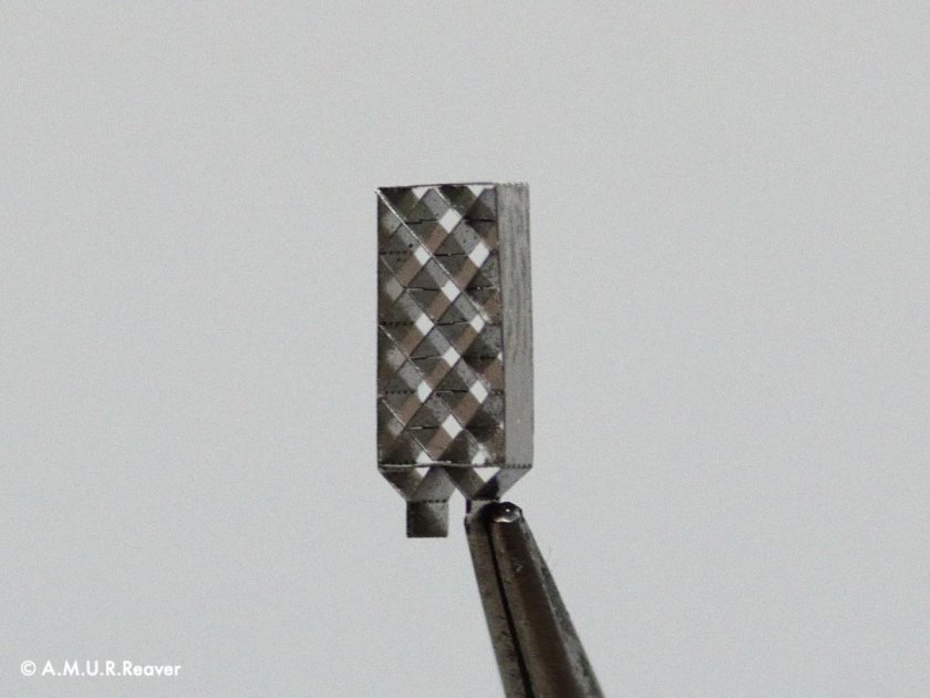 Решетчатые рули на ракетах