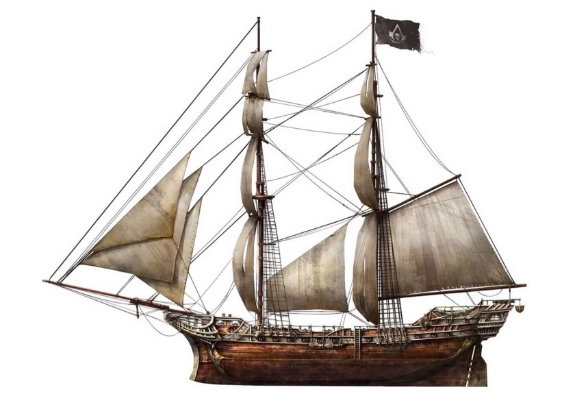 Галка корабль из Assassins Creed