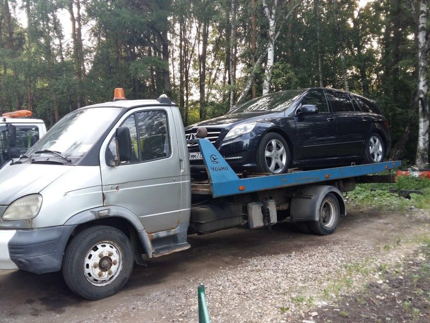 Эвакуатор Валдай со сдвижной платформой