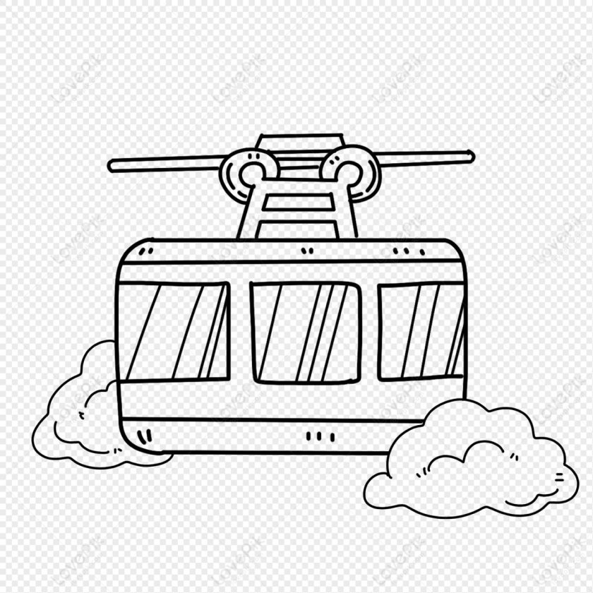 Фуникулер раскраска