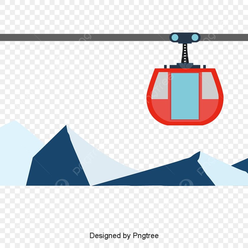 Канатная дорога рисунок