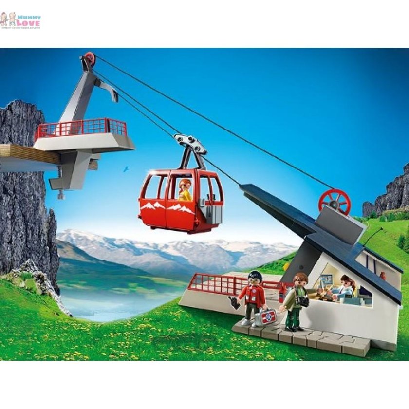 Playmobil игровой набор "фуникулер"