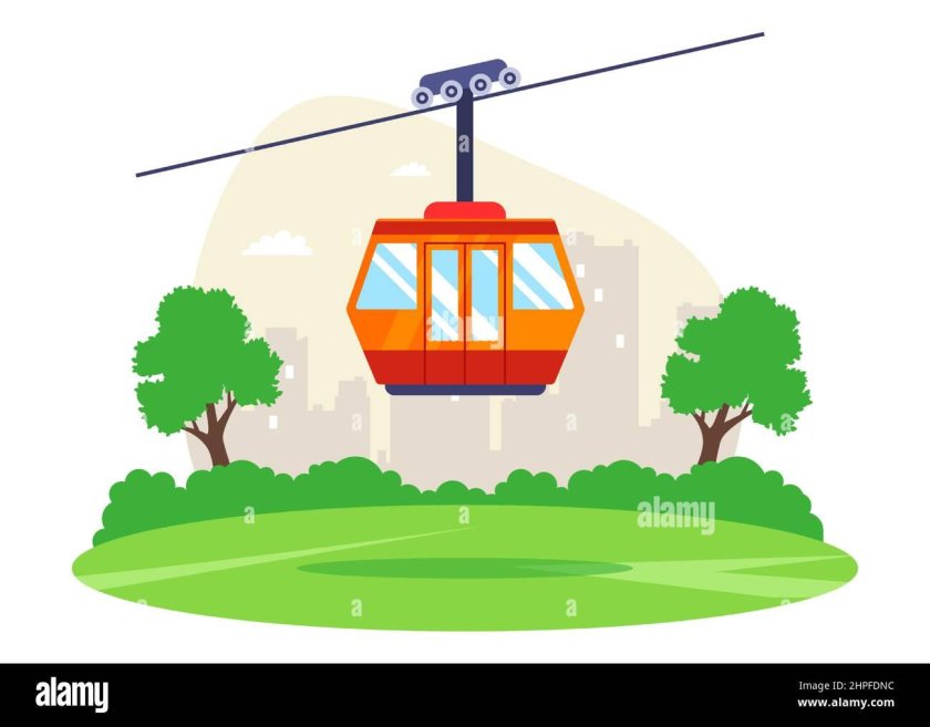 Пиктограмма канатная дорога