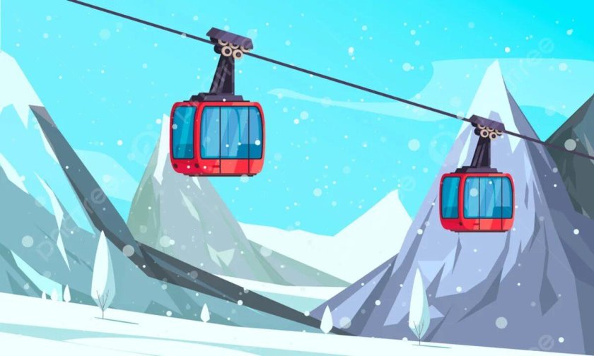 Канатная дорога мультяшная