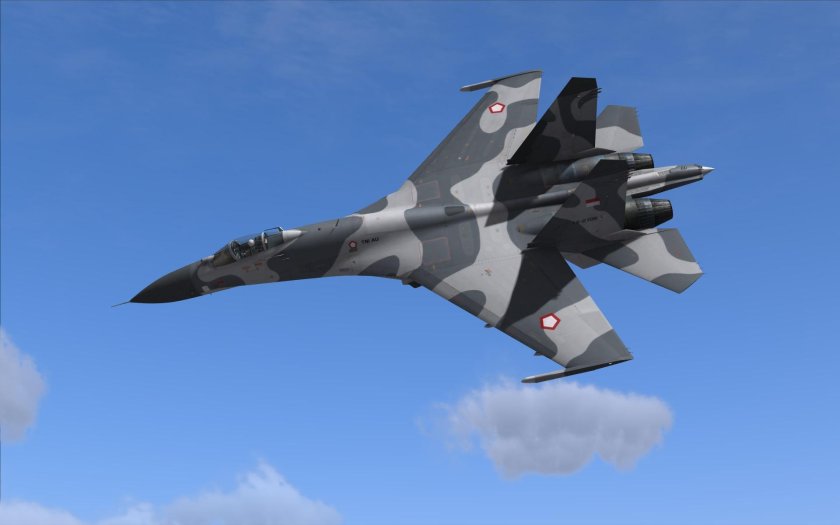 Су-30мк2 ВВС Индонезии