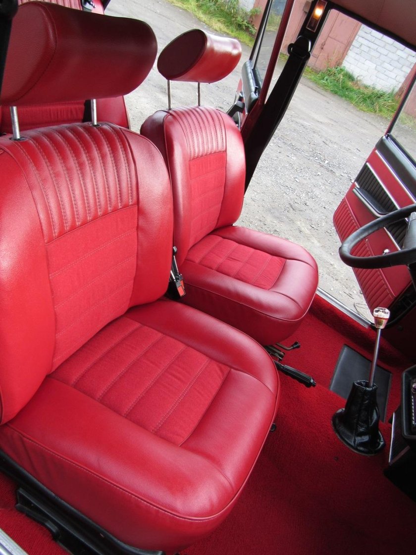 Красный салон ВАЗ 2101