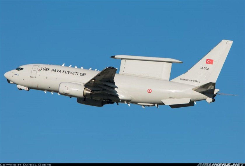 Самолеты ДРЛО ВВС Турции Боинг 737 AEW&amp;C